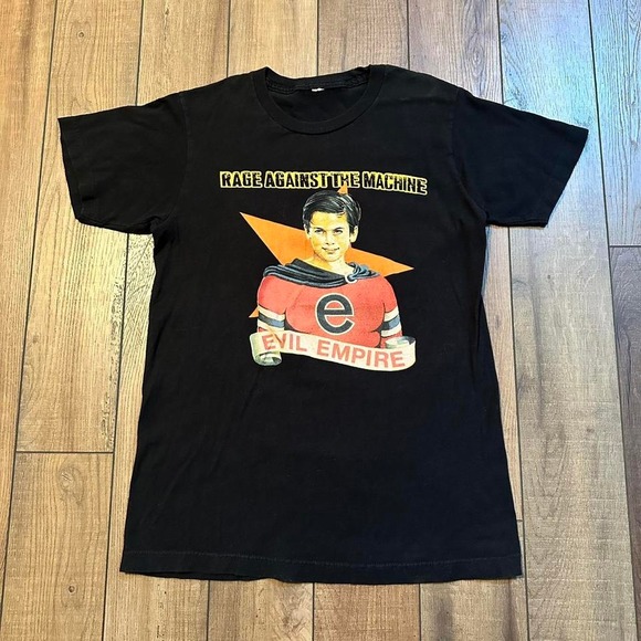 Rage against the machine 2010 evil empire fear is your only god‎ black tee small - Picture 1 of 7